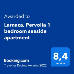 Larnaca, Pervolia 1 bedroom seaside apartment